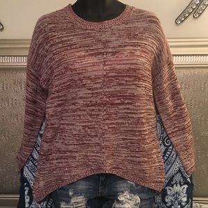 Ultra Flirt Sz Small sweater . Super cute back !
